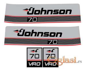 Johnson 70 nalepnice za pentu vanbrodski motor